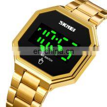 New Arrival Skmei 1696 Black Gold Sport Led Watch for Men Wristwatch Metal Made in China thumbnail-4