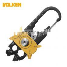 Popular Style Combination Mountaineering Buckle Multifunctional Tools 12 in One Key Chain Portable Manufacturers Direct Selling