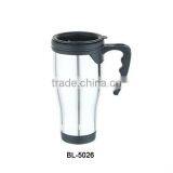 14oz Double Wall Stainless Steel Travel Mug,auto Mug,thermal Mug,car Mug,travel Mug With Handle thumbnail-1