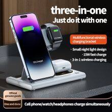 Top Selling Products 2023 New Arrival Popular Multi 15W Fast Charging 3 in 1 Wireless Charger Holder Station For IPhone thumbnail-5