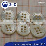 J&C Rugby Shape 6 Holes Trocas Shell Buttons for Fashion Shirt.TR049,050 Quality Choice