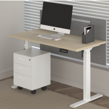 Standing Desk- Adjustable Hand Lift Table Frame for Home Office - Linear Actuator for Enhanced Comfort & Productivity - Modern Living Room Furniture thumbnail-1