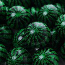 Factory Wholesale Various Design Watermelon Bouncy Toy Rubber Balls thumbnail-4