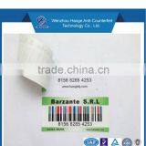 Printing Security Variable Barcode Label Sticker ,digital Printed Random Barcode Label