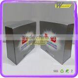 Promotional Toothpaste Cardboard Window Gift Box With Transparent Blister Interior