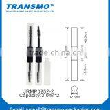 Double-end Plastic Translucent Clear Mascara Tube With Brush Applicator thumbnail-2