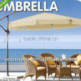 NEW OUTT 3 METER CANTILEVER OUTDOOR UMBRELLA PATIO GARDEN MARKET SUN SHADE BEIGE thumbnail-3