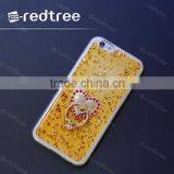 Glitter With Diamond Buckle Tpu Fashion Case