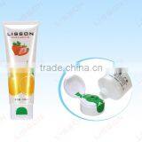 D40mm Round PE Tube With Press Rubber Double-color Flip-top Cap for Face Cleanser