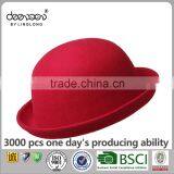 Family Wool Felt Bowler Hat Wholesale Hats For Women thumbnail-2