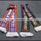 Football Promotion Custom Knitted Fan Scarf