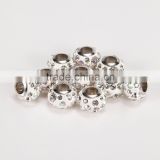 Hot Selling Rhinestone 10 pcs White Color Glass Beads Loose Beads