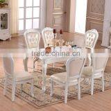 Foshan Luxury Modern Wood 8 Seater Long Narrow Dining Table and Chairs thumbnail-6