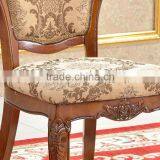 Antique Eco-friendly Solid Wood Chair Dining Table Chairs thumbnail-3