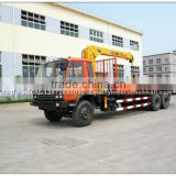 Dongfeng 10 wheel 8 ton truck with crane used in germany