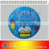 Plastic Light Effect Round Badges