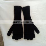 High quality and new style cashmere glove knitting