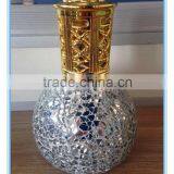 Luxury Glass Mosaic Mason Decorative Jar Round Oil Lamp