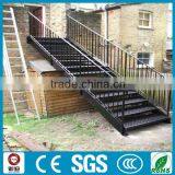 Black Spary Painting Wrought Iron Stair Railings thumbnail-4
