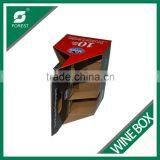 ACCEPT CUSTOM ORDER CORRUGATED WINE CARRIERS 6 PACK BOTTLES BEER CARRIERS thumbnail-2