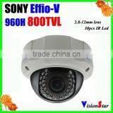 Surveillance Camera Systems 2.8-12mm Zoom Camera Varifocal Lens Sony CCD Board 800TVL Outdoor CCTV Camera Super WDR OSD Function thumbnail-1