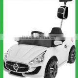 The baby ride on cars with push handle,it is fashion kids toy with push, the outer shape,good price toy cars,made in pinghu