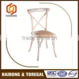 Gold Supplier Wedding Decorations Birch Cross Back Dining Chair thumbnail-4