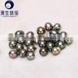 Wholesale Cultured Saltwater Tahitian Black Pearl Beads for Jewelry Making thumbnail-2