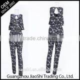 China Manufacturer High Quality Long Pants Plus Size Sexy One Piece Women Jumpsuit for Sale thumbnail-1