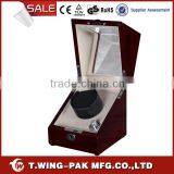 Mahogany Watch Winder Box for One Gentleman's Watch thumbnail-1