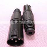 Microphone Black Male Audio Stereo System Connector Adapter