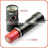 Latest China Factory XPG 5w 18650 Rechargeable Mini Zoom Flash Light for Camping Outdoor thumbnail-2