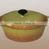 cast iron enamel pans,skillet,