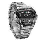 2015 China Suppiler Stainless Steel Triangel Design Black Dial LED Christmas Promotion Gift Wristwatch(WEIDE-WH1102) thumbnail-4