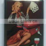 Stainless Steel Hip Flasks With Full Color Printing Cover The Whole Surface