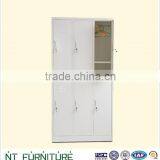 Stainless Steel 6 Door Clothes Locker Metal Storage Locker thumbnail-4