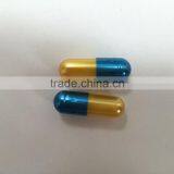 GMP Certified Factory Produced p# Gelatin Capsules Pearl Blue and Yellow Colors thumbnail-1