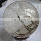 Eye-catching Rutilated Ball ,home Decor Crystal Ball,gifts for Crystal Ball thumbnail-1