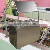 Lestar Cooling Display Cabinet Topping Bar Ice Cream Showcase
