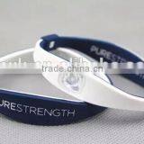 Charm Pure Strength Silicone Rubber Power Bracelet