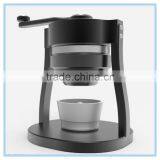 High End Hand Coffee Mill Grinder With CNC Process Amazon Wholesale Conical Burr Manual Coffee Grinder thumbnail-1