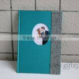 Elegant Wedding Guest Book in Handmade With Bling Rhinestone for Best Wedding Gifts thumbnail-3