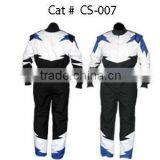 Black , White And Blue Car Racing Suit thumbnail-1