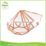 || Brass Geometric Glass Terrarium/ Case/ Holder|| Floral/Feather Ball/ Tree * Crystal Vase Wedding Flower Stand Centerpieces thumbnail-3