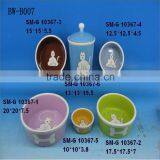 Storage Bottles & Jars Type and Ceramic Material Ceramic Dog Feeders thumbnail-1