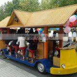 four wheel Ice cream display cart; ice cream showcase ;gelato display