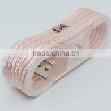 Metal Nylon Woven USB Cable With Blister for I6 Phone Cable OD 3.5mm thumbnail-4