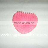 Soft Heart Shaped Rubber Brush