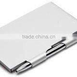 Aluminum Diary Card Holder, Id Card Holder With Pen, Id Card Holders for Christmas Gift thumbnail-4