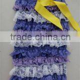 New Arrival Fashion Baby Girls Body Suit Organic Baby Clothes Lace Ruffled One-piece Romper Super Soft Cotton Jumpsuit For Girl thumbnail-5